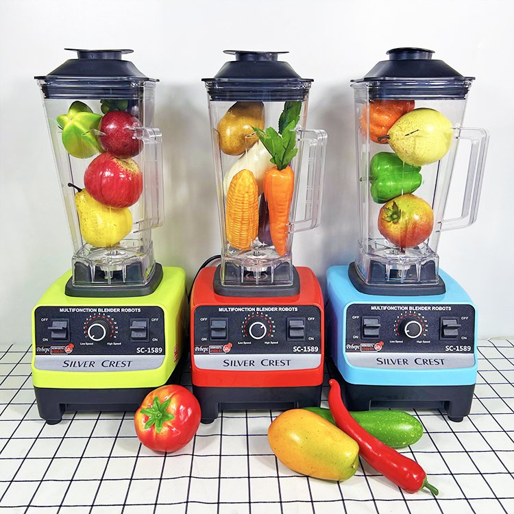 Blenders factory direct sale 4500w 2.5L SC-1589 silver crest smoothie blender& 2in 1