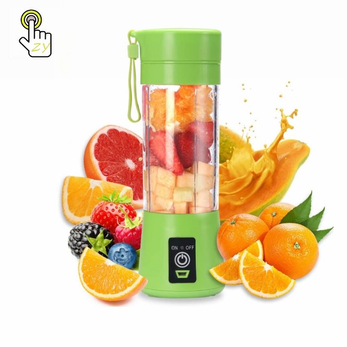 Wholesale portable 6 blades 380ml smoothie blender USB travel fruit juicer electric mini home juicer