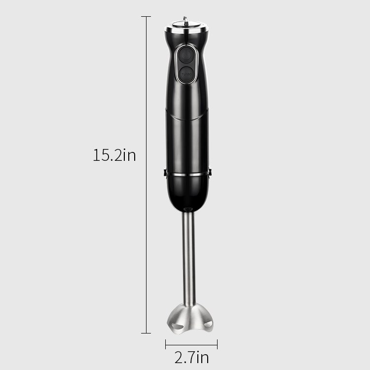 1000W Speed Adjustable Stick Blender Copper Motor Mixing Beaker Stainless Steel Blade Hand Immersion Blender