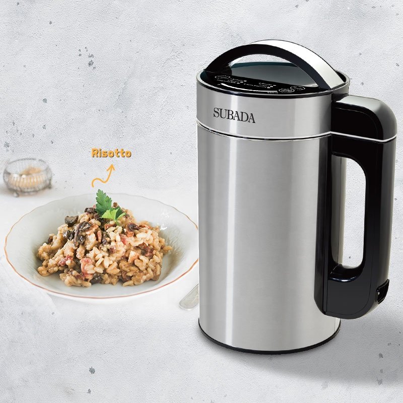 1.2 stainless steel Nut Milk Maker Homemade Almond Oat Coconut Soybean Milk machine food Blender multifunction soup maker