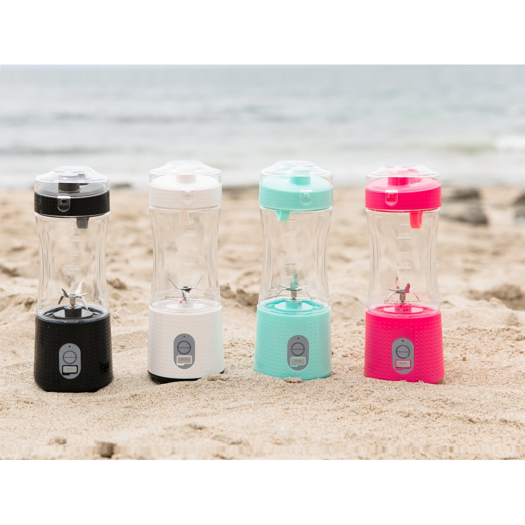 380ML 4000mAh 220W TYPE C chargeable portable blender with spout and drink lid fruit juicer BPA free blender cup PCTG cup juicer