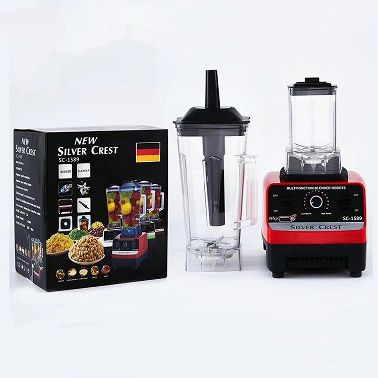 2 Cups 2L 2200W 3000w 4500w 9520 Motor Multifunction Commercial Blenders Ken Wood Silver Crest Blender