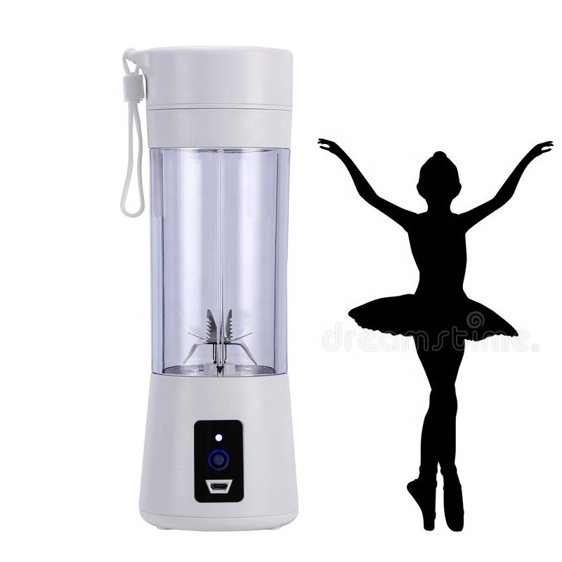 six blade portable blender 380mL with 6 Blade 304 Stainless Steel licuadora portatil juicer