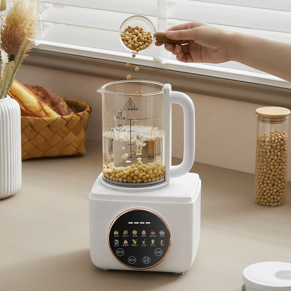 1.0L 600W Low noise filter free wall breaking soymilk machine food blender 14 function
