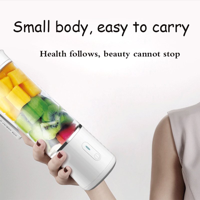 2024 Portable Sixknife Mini Usb Blenders Juice Manual Charging Juicer Smoothie Blender Cup Electric Juicer