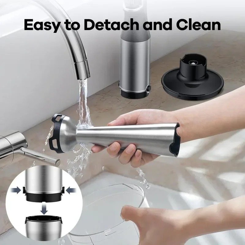 Adjustable 1000W Hand Immersion Blender Powerful 5 in 1 Stainless Steel Stick Food Mixer Electric Blender