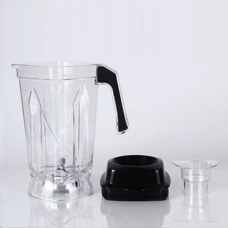 In Stock Commercial Unbreakable 2L 2.5L Blender Plastic PC Jar Replacement 0.8L Grinding Jar With Blade Set Blender Nut