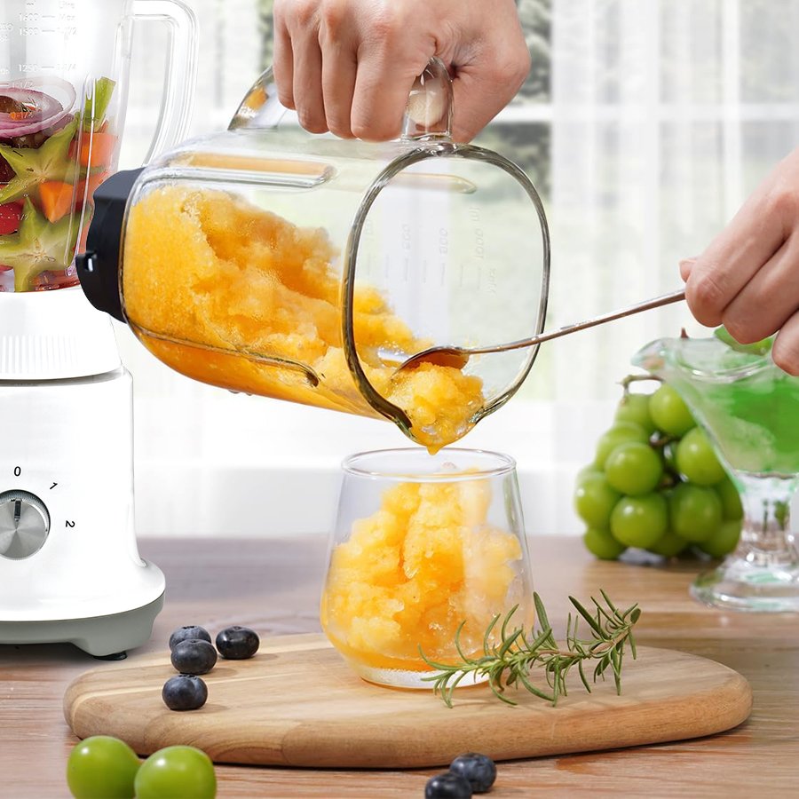 3 In 1 Professional Kitchen Appliance Deluxe Retro Electric Kitchen Appliance Food Juicer Blender Food Chopper Mixer 800w