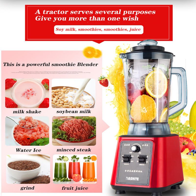 commercial household blender multi-functional automatic high-power industrial cooking machine blenderjuice extractor 5 liters