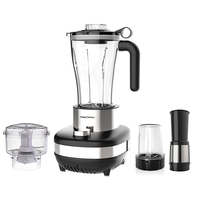 Happy Partner 4 in 1 Multifunctional Electric Blender and Mixer New Design Kitchen Appliance ABS Housing for Household Use