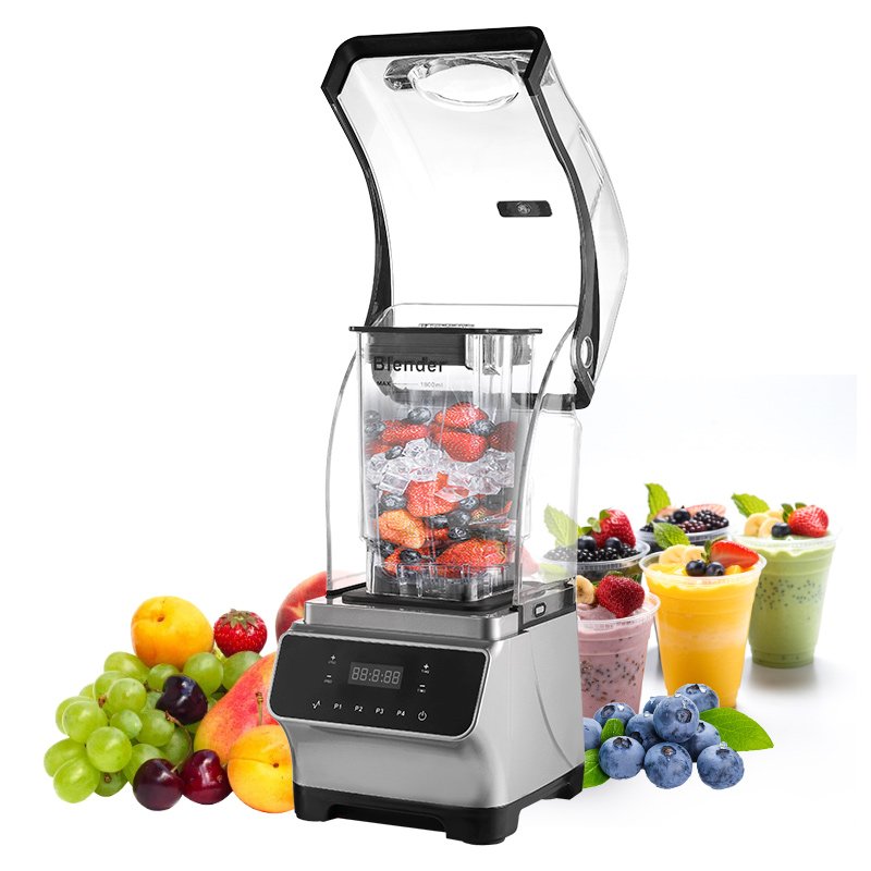 high power heavy duty blender and food processor professional low noise ice blender machine