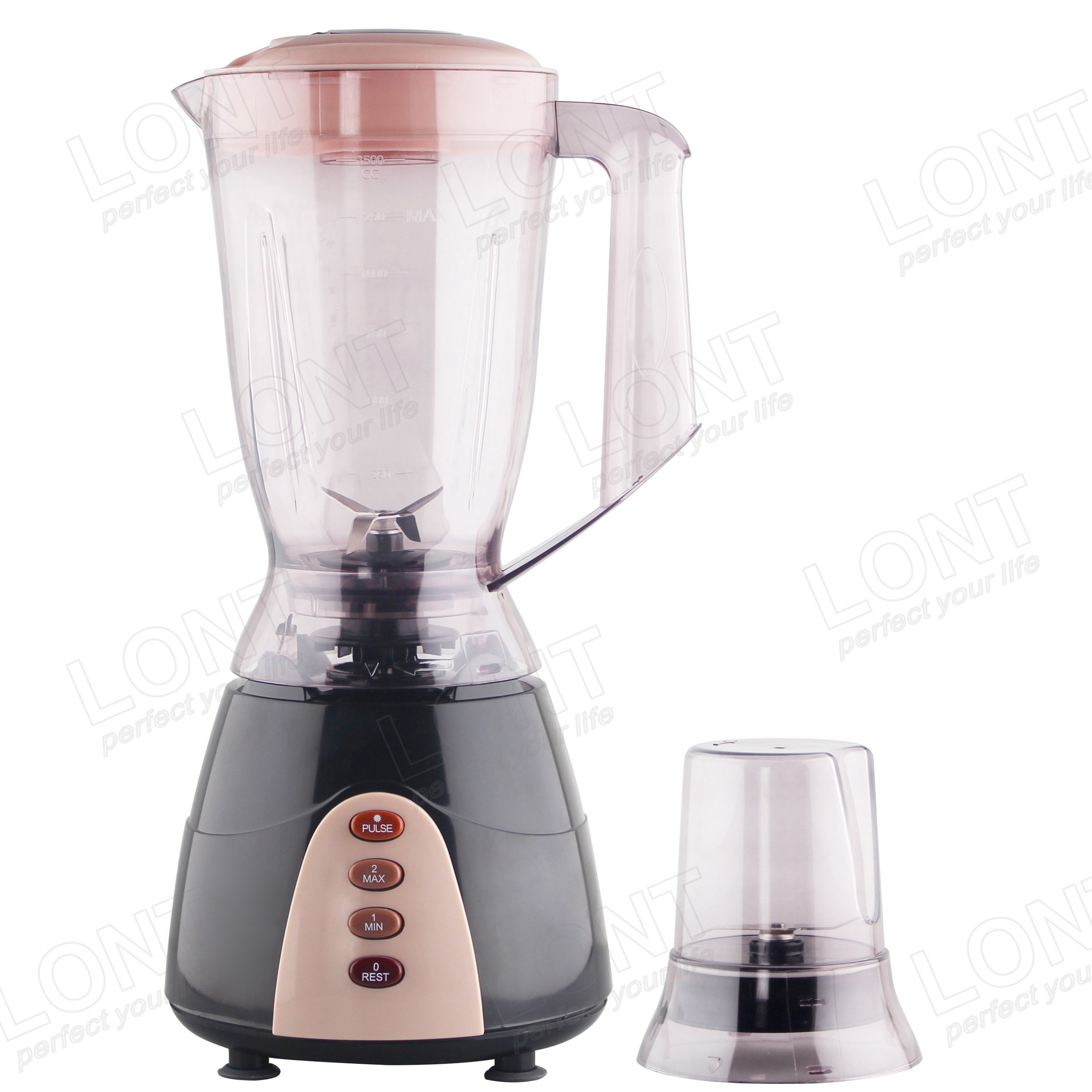 Red 1.5L PC 2IN1 Home Electric Food Mixer and Blender