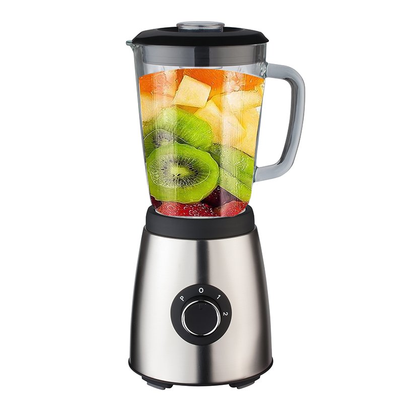 Glass Smoothie Blender for Kitchen 6 Stainless Steel Blades and 2 Speeds & Pulse Function