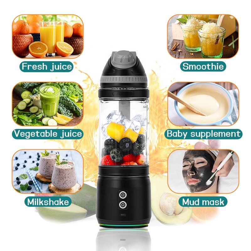 2024 Factory drop shipping portable blender big 7000ml capacity personal 7.4V juice maker food processor portable juicer blender