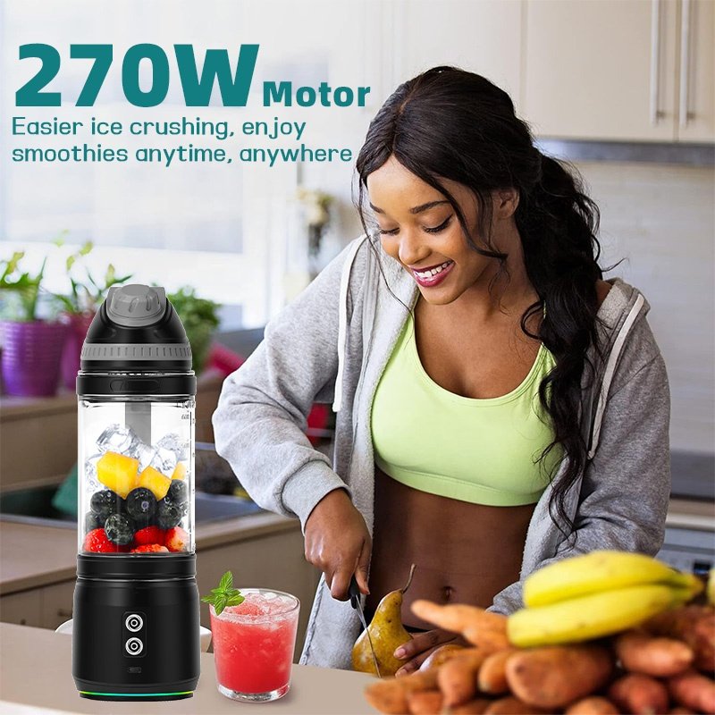 2024 Factory drop shipping portable blender big 7000ml capacity personal 7.4V juice maker food processor portable juicer blender