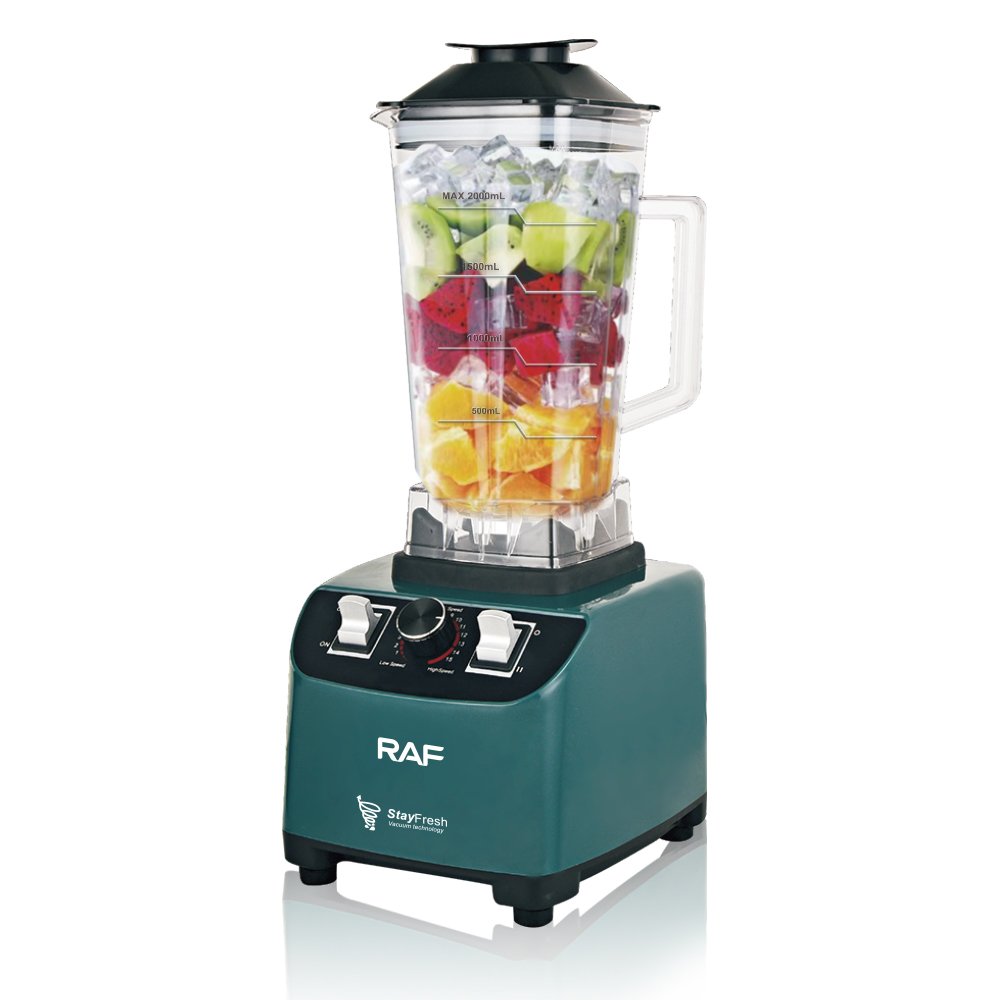 RAF Multifunction 6 Blade Food Mixer Blender Professional 1800w Powerful High Speed Smoothies Machine Fruits Juice Kitchen