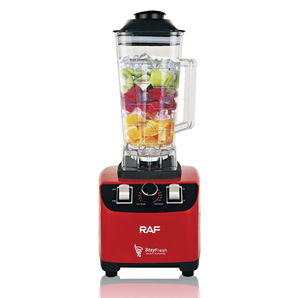 RAF Multifunction 6 Blade Food Mixer Blender Professional 1800w Powerful High Speed Smoothies Machine Fruits Juice Kitchen