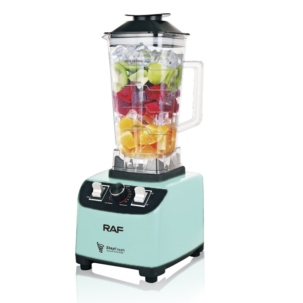 RAF Multifunction 6 Blade Food Mixer Blender Professional 1800w Powerful High Speed Smoothies Machine Fruits Juice Kitchen
