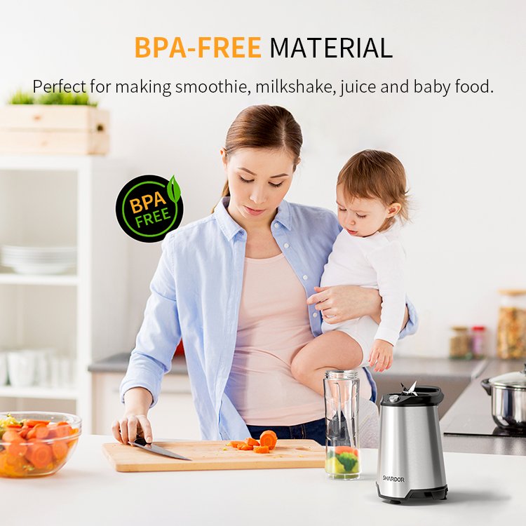 One-touch Operation Mini Blender Home 4 Blades Juicer Machine Blender Rechargeable
