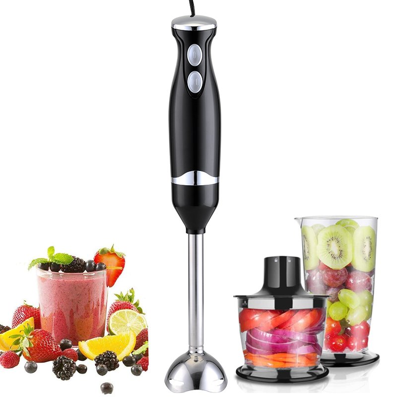 Anbolife mixer grinder immersion hand blender set blender stainless steel blade portable blender kitchen appliance