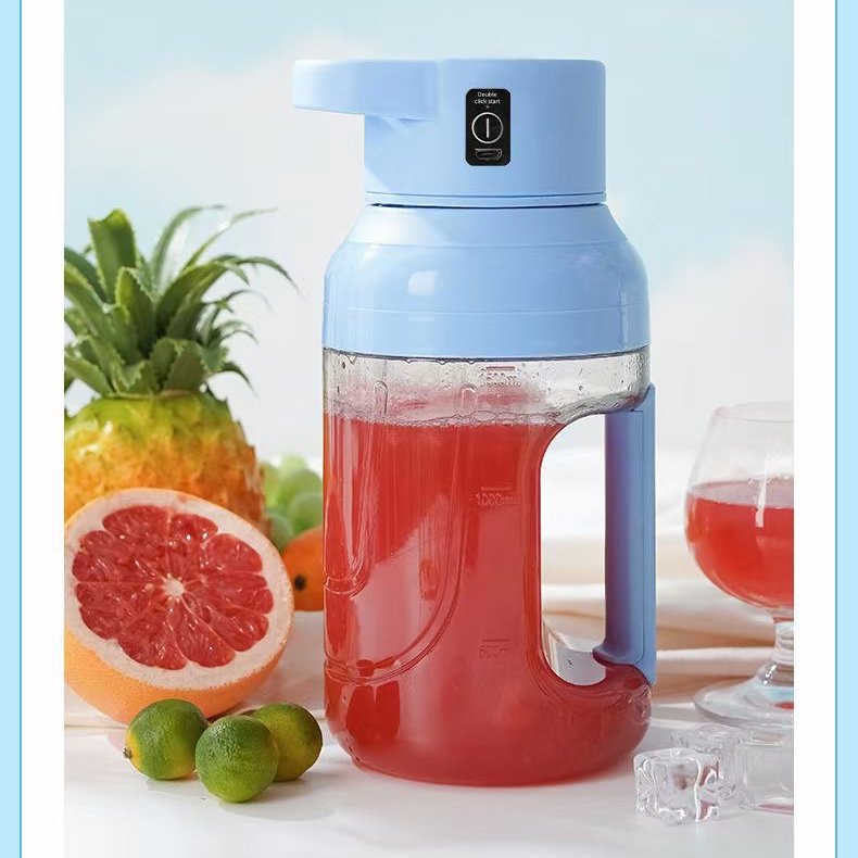 New arrival 1500ml Juicer Portable Rechargeable juicer cup Student Home Multi-function juicer cup Mini handheld portable blender