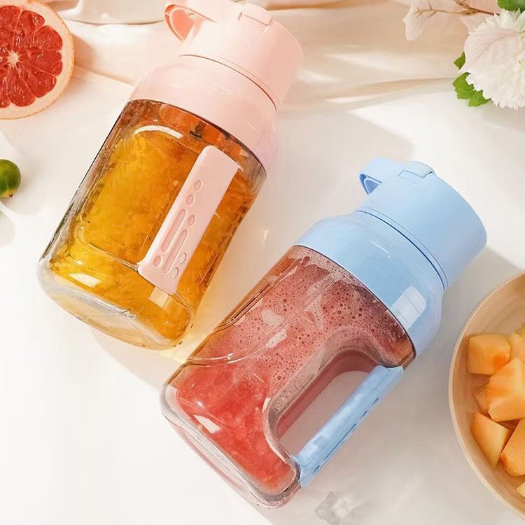 New arrival 1500ml Juicer Portable Rechargeable juicer cup Student Home Multi-function juicer cup Mini handheld portable blender
