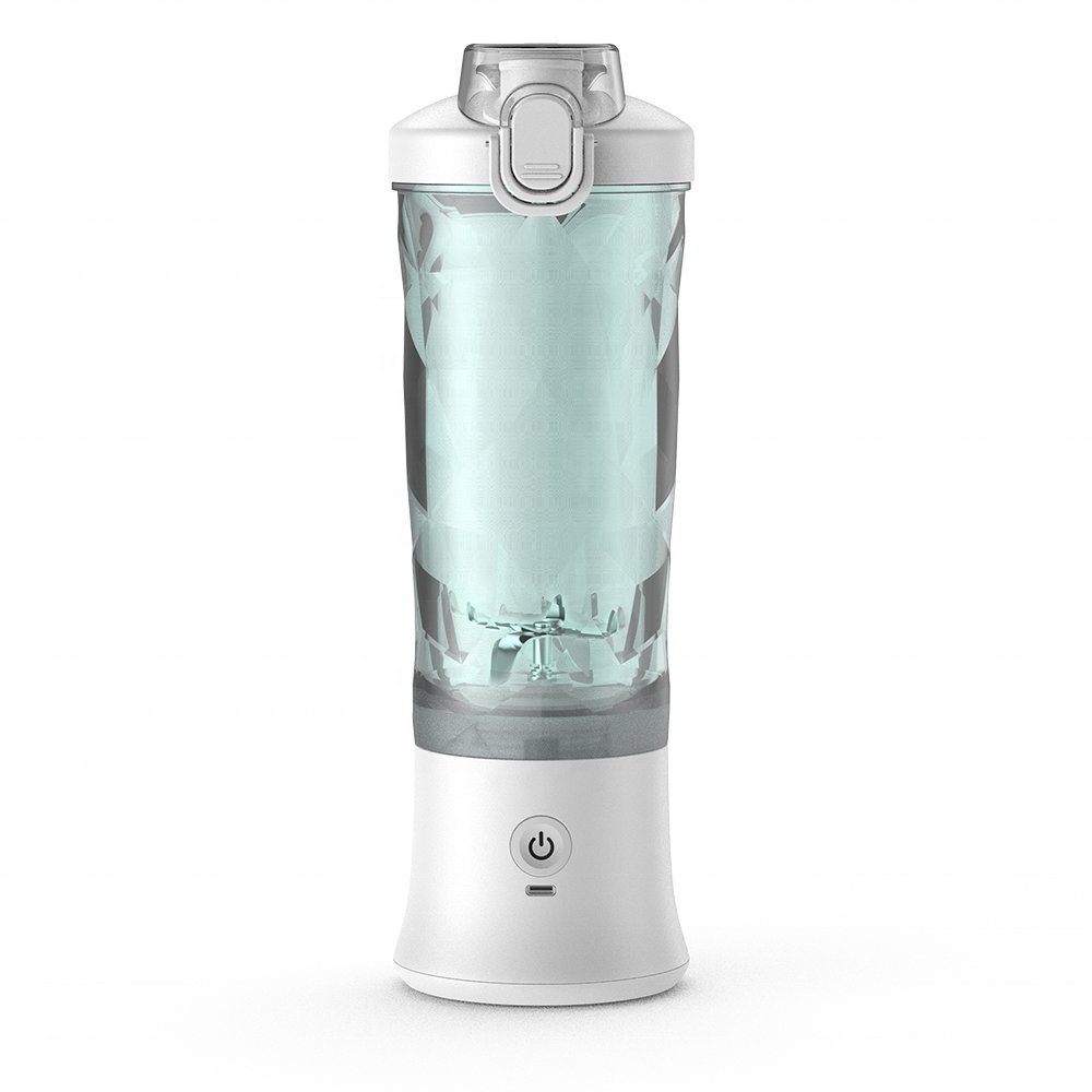 FACTORY PRICE rechargeable self stirring mini usb mixer automatic fruit 5 blades electric Portable juice blender juicer bottle