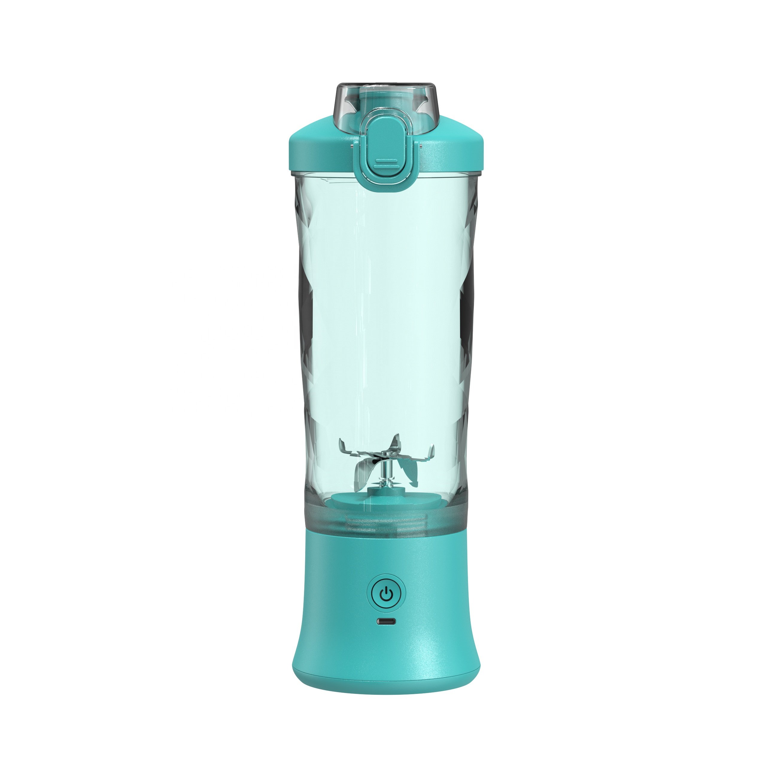 FACTORY PRICE rechargeable self stirring mini usb mixer automatic fruit 5 blades electric Portable juice blender juicer bottle