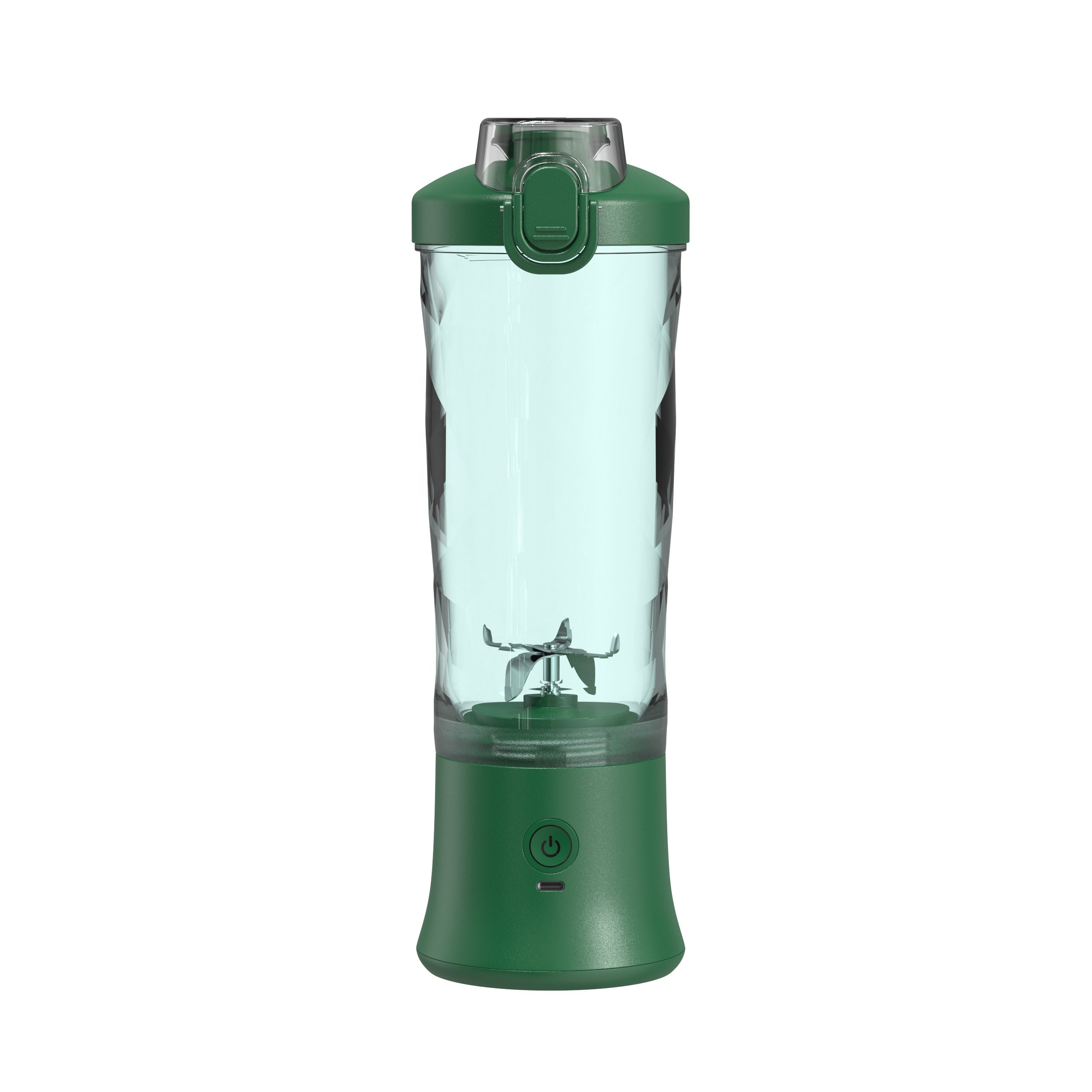 FACTORY PRICE rechargeable self stirring mini usb mixer automatic fruit 5 blades electric Portable juice blender juicer bottle