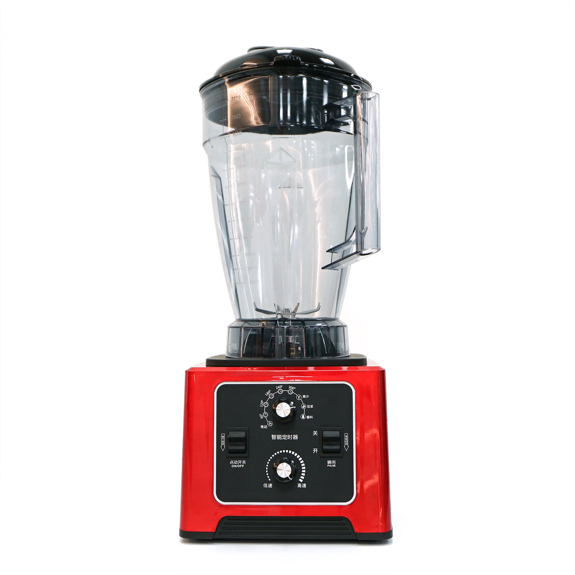 7.2L Commercial ANS-1880 110V Red Blender Professional Multi-function Food Blender