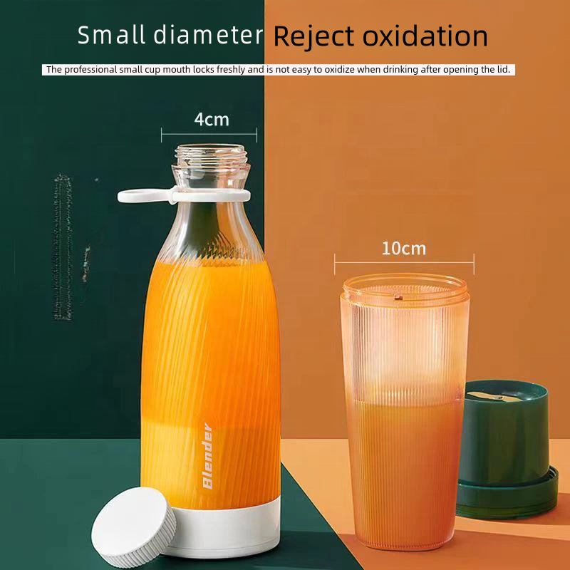 Electric Personal Mini Fruit Juicer Ice Smoothie Mini Home USB Rechargeable Portable Blender