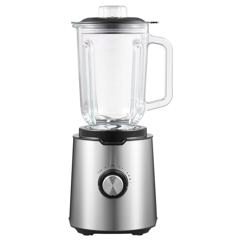 HB-1808 Rotary Switch Kitchen Blenders Smoothie And Shakes with 600W Glass Cup Professional Countertop Blender