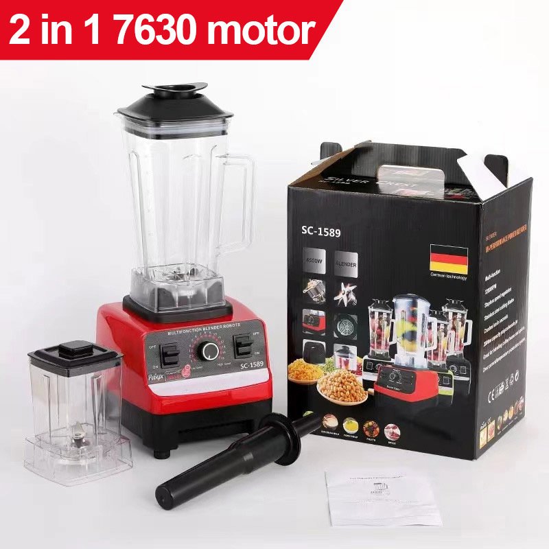Heavy duty commercial juice fruit mixeur 4500w SILVER CREST 2 in 1 fresh juicer mixer smoothie blender machine