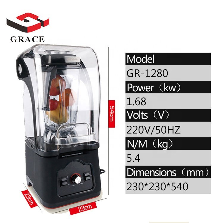 Commercial Multifunctional Heavy Duty Big Power High Speed Ice Breaking Blender Electric Blender Mixer