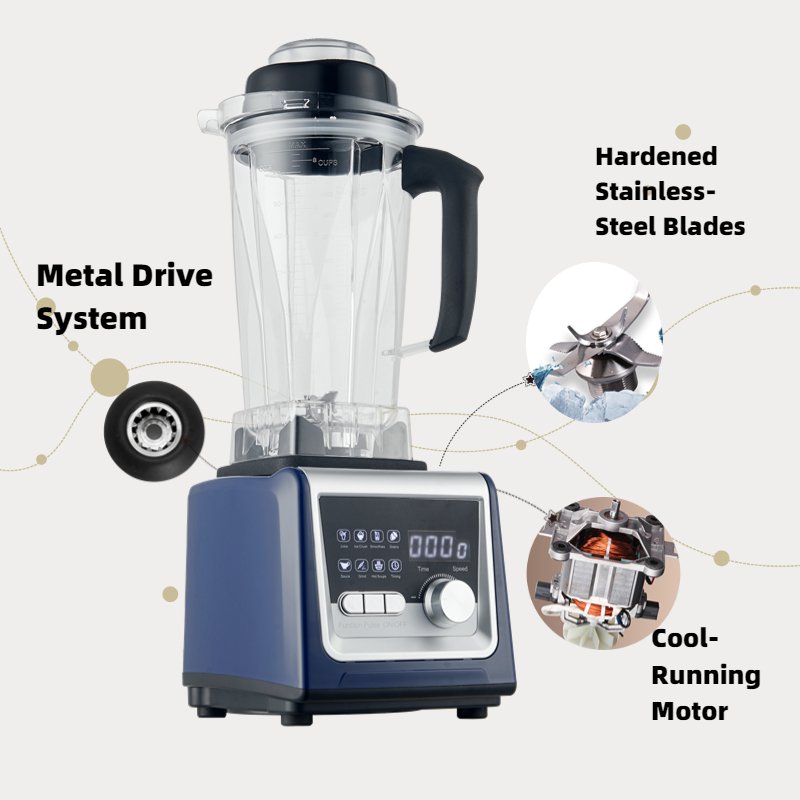 2200W 2024 blender Multi functional Large Capacity 2L Mixer Juice Food Grinder Blender the blendie fresh juicer blender