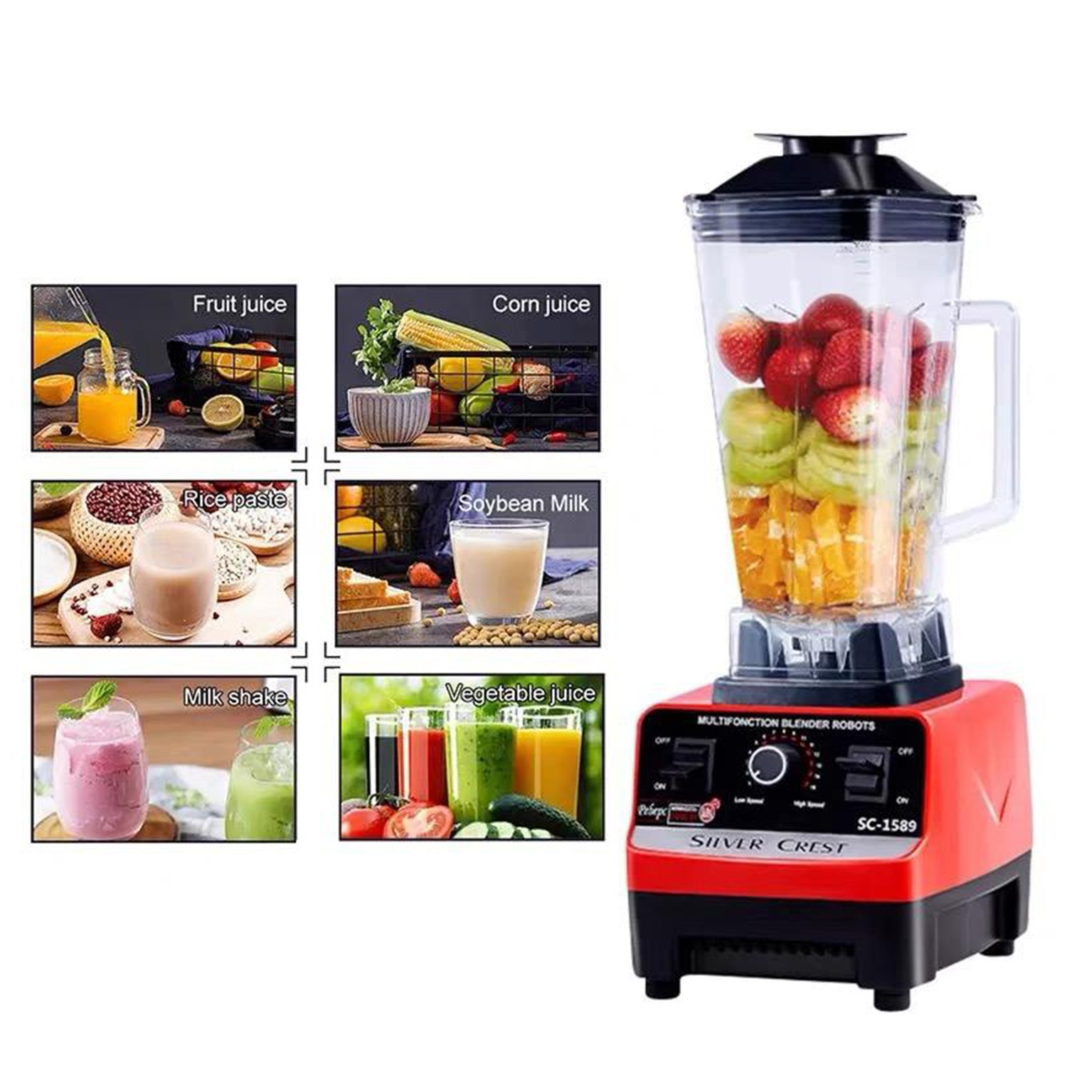 Blender Professional,Kitchen Home Juicer Immersion Mini Cooking Household Blander