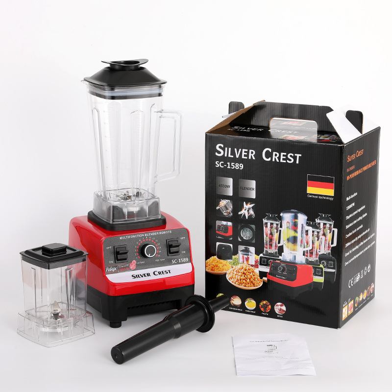 Wall breaking Machine 8000w Large Commercial with 3 cups 2 in 1 Silver Crest Blender