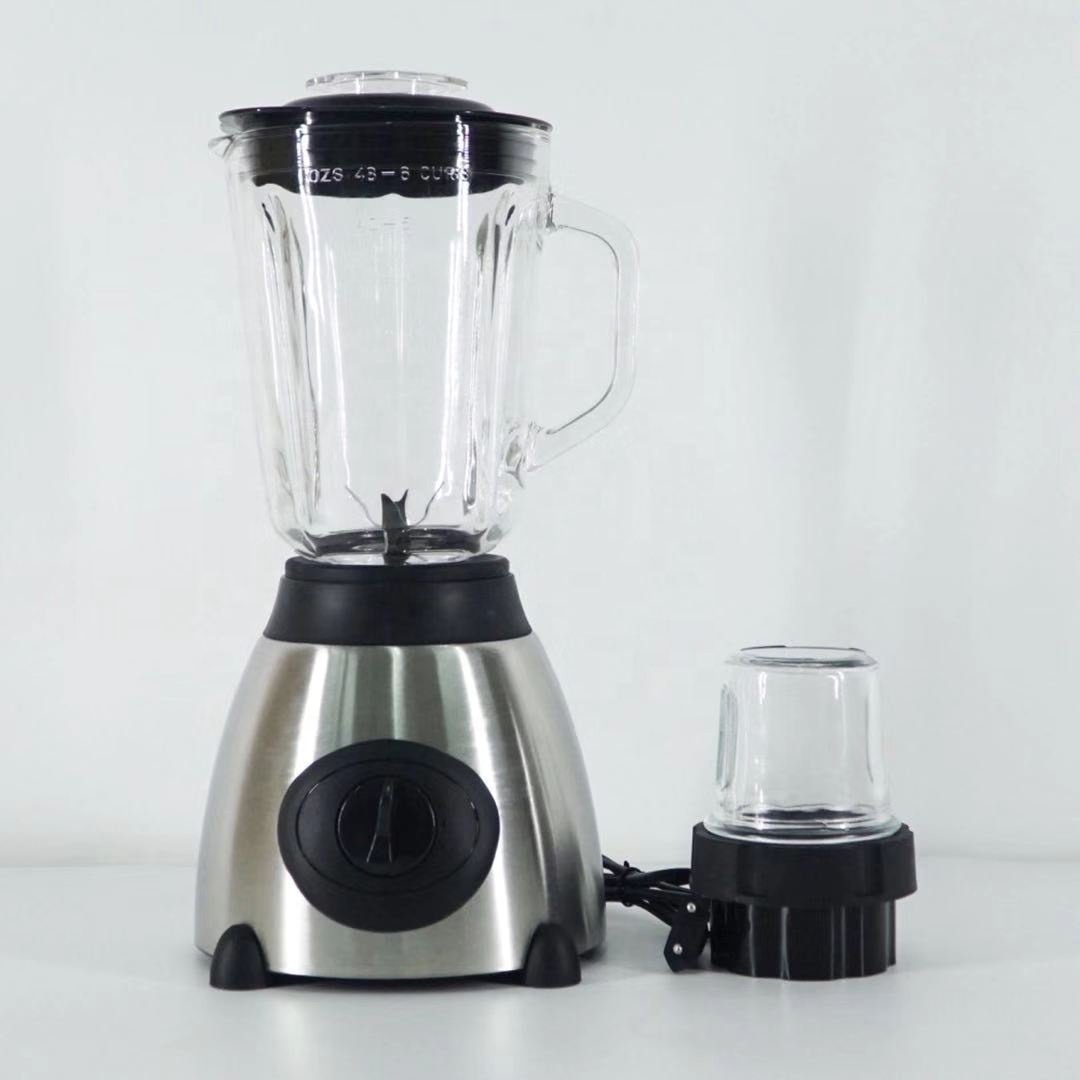 2 in 1 Blender Juicer Y66 5 Speed with Stainless Steel Jar Electric Food Mixer Blender
