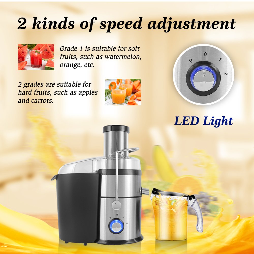 outai 4 in 1 Fruit juicer Juice extractor Meat chopper Ice crusher Smoothie blender Dry grinder Multi-function food processor