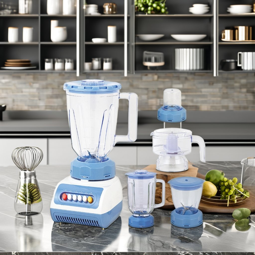 350W 4 Speeds 1.5L Plastic Jar Glass Jar Electric 999 Blender Juicer Blender Food Blender