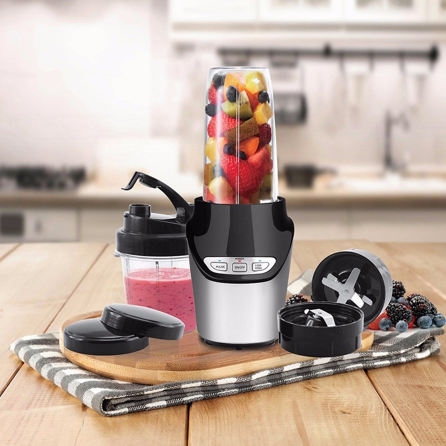 1000W home use powerful all in 1 blender mixer with grinder chopper food processor protein shake juicer blender adjustable speed