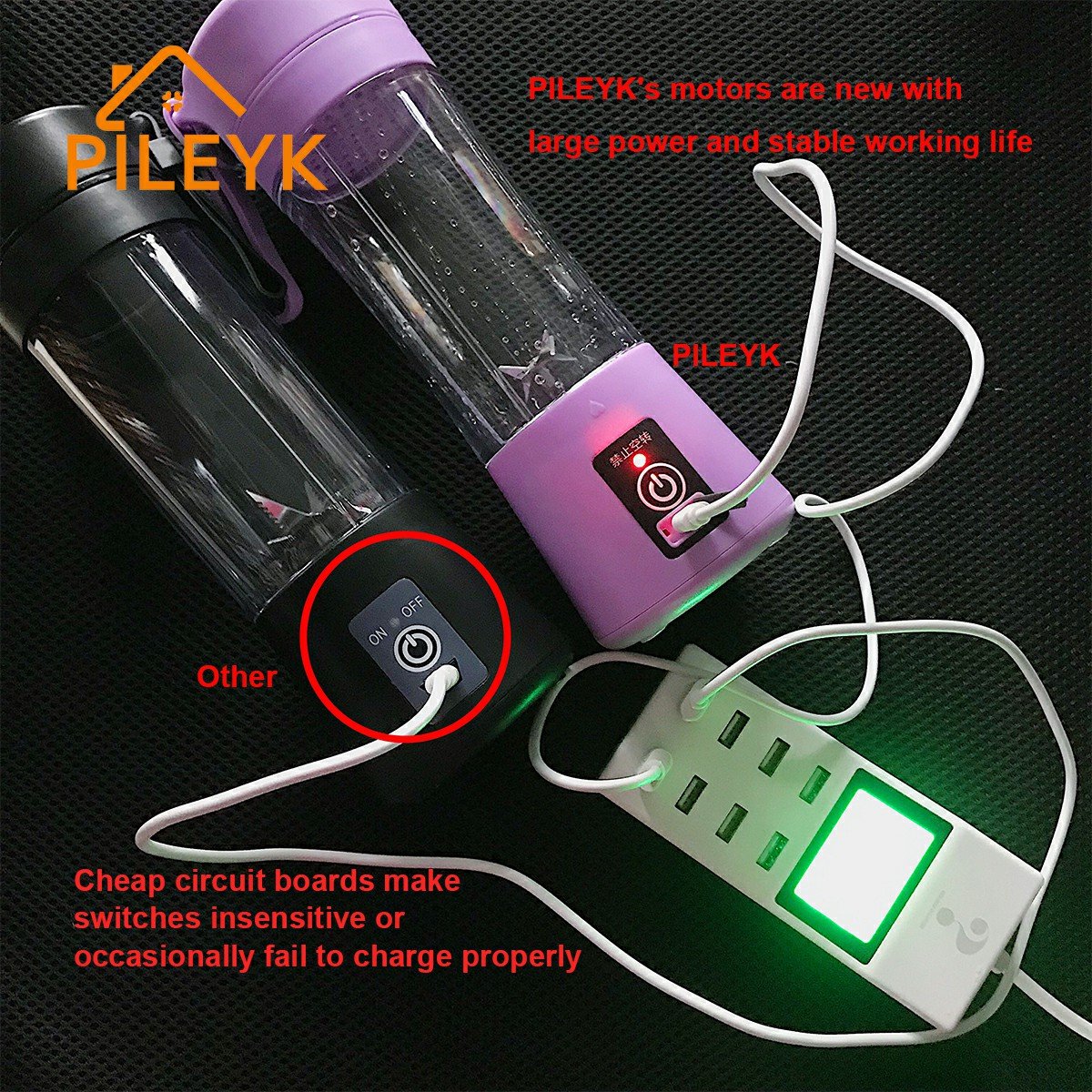 Kitchen appliance 380ml super power personal mini juice blender rechargeable USB vegetable fruit beauty portable home blenders