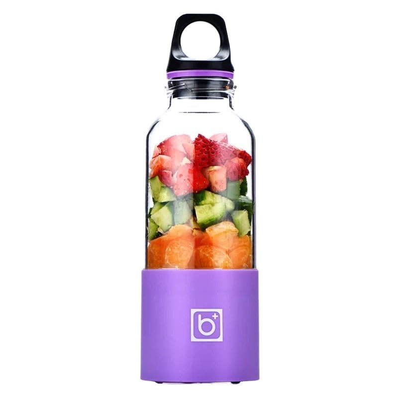 Wholesale electric Personal Mini Fruit Juicer Ice Smoothie 6 Blade Mini Home USB Rechargeable Portable Blender