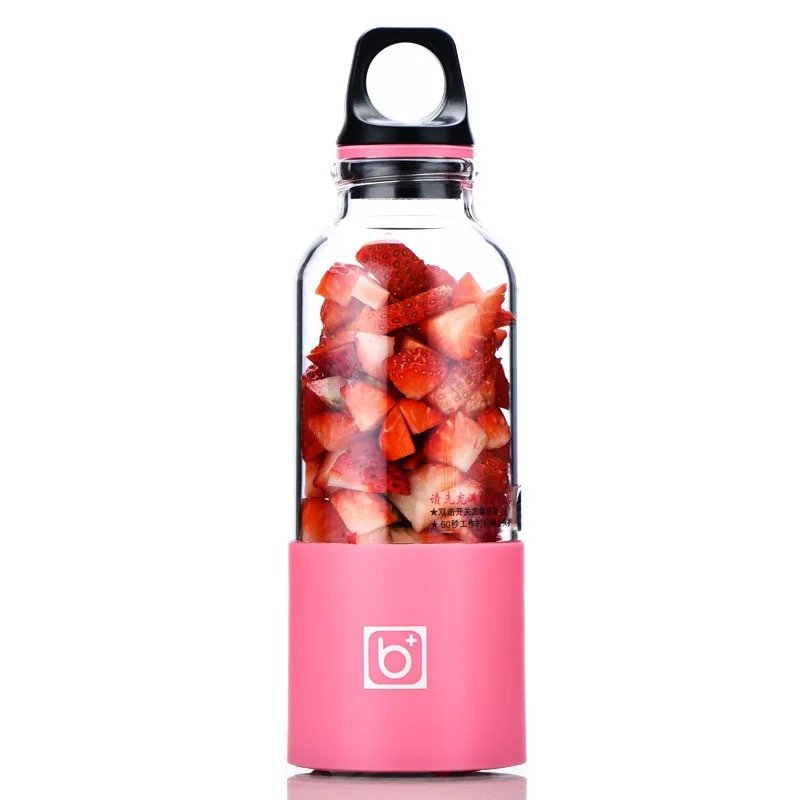 Wholesale electric Personal Mini Fruit Juicer Ice Smoothie 6 Blade Mini Home USB Rechargeable Portable Blender