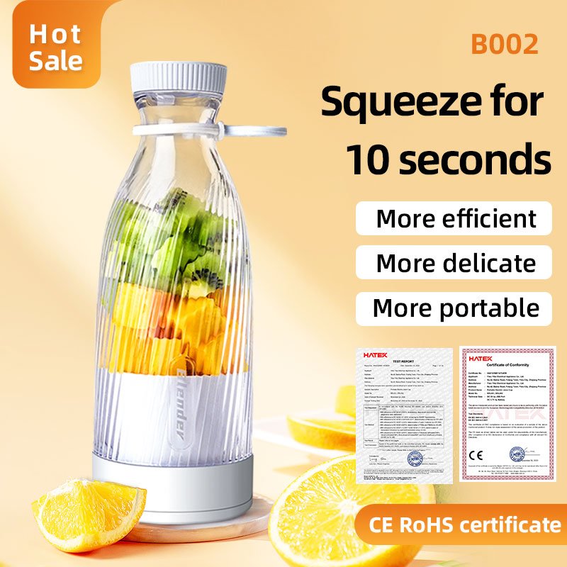 Portable Juicer Blender Electric Fruit Juicer USB Rechargeable Machine Sports Mini Bottle Juicing Blender
