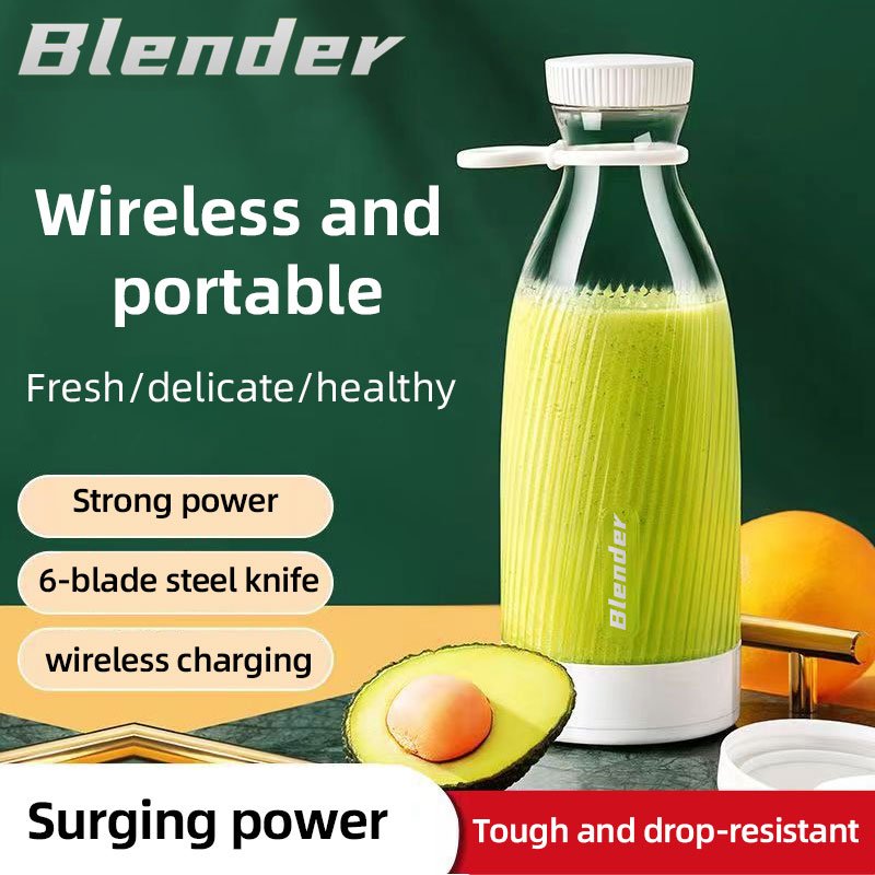 Portable Juicer Blender Electric Fruit Juicer USB Rechargeable Machine Sports Mini Bottle Juicing Blender