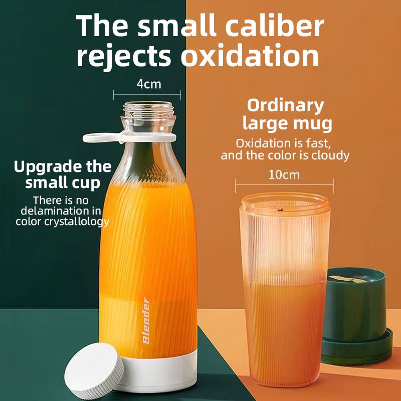 Portable Juicer Blender Electric Fruit Juicer USB Rechargeable Machine Sports Mini Bottle Juicing Blender