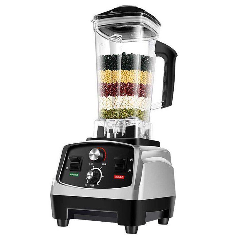 Electric Blender Grinder Juicer Mixer Machine Smoothie Food Processor with Stainless Steel Blade in Plastic Jar