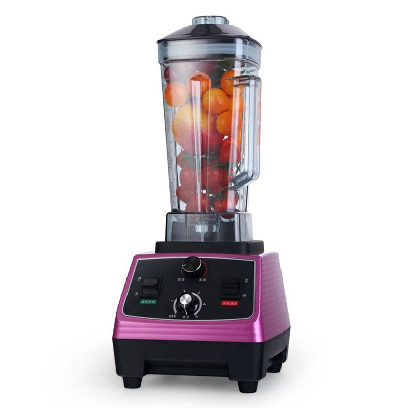 Electric Blender Grinder Juicer Mixer Machine Smoothie Food Processor with Stainless Steel Blade in Plastic Jar