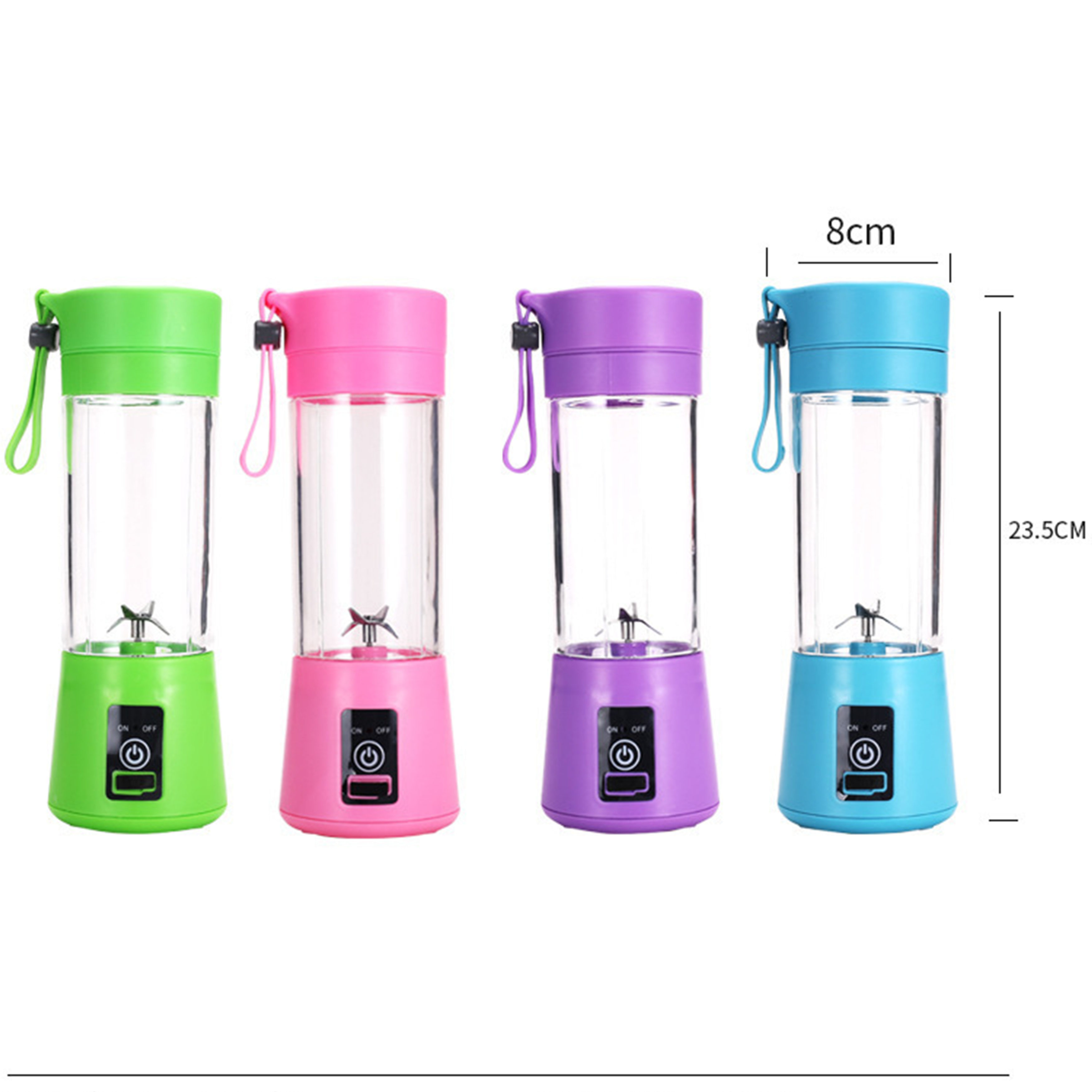 Custom Logo Fresh Juice Portable Blenders and Mini Fruit Smoothie Milkshake Mixer Bottle Blander Licuadora Portatil Juicer